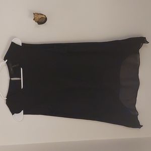 BCBG Womens Black Blouse Size Small